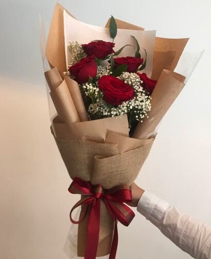 Kırmızı Güllerden Buket