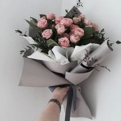 Özel Pembe Gül Buketi