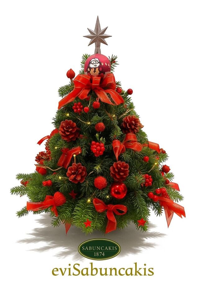 Kırmızı Yeni Yıl Neşesi