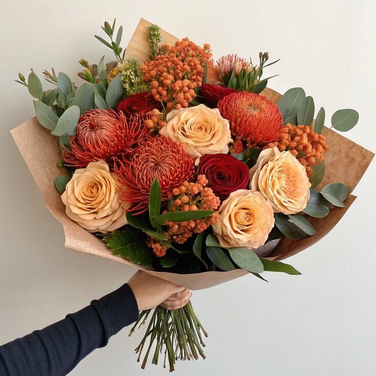 Orange Pastel Bouquet
